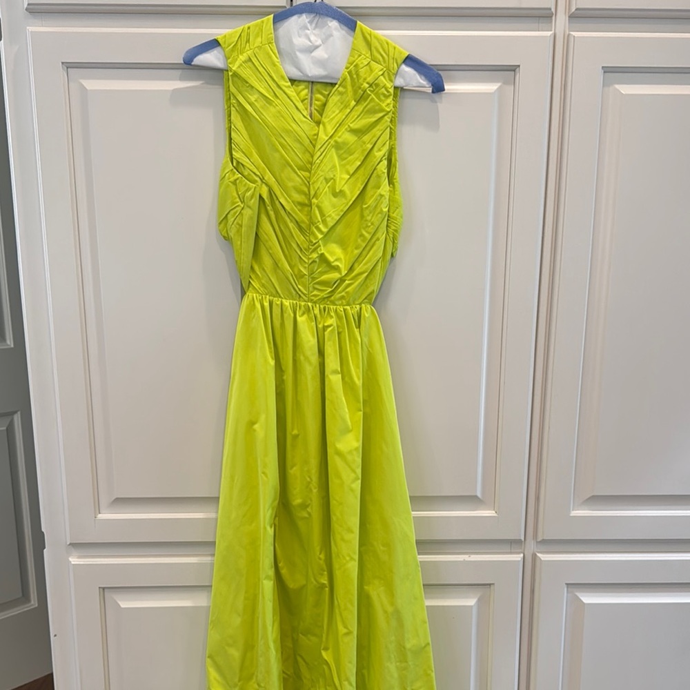 HUNTER BELL Neon Dress with side cut outs